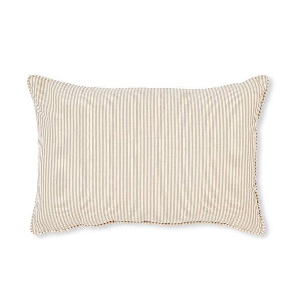 Morris Beige Stripe Cushion 40x60cm