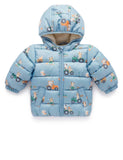 Shower Proof Padded Jacket Farming Print