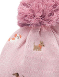 Doggy Embroidered Beanie