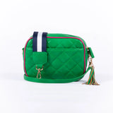 Sally - Quilted Green/Pink