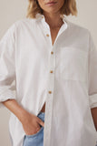 Peta Oversized Shirt White