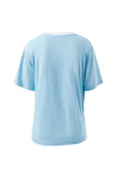 Stevie Slouchy Tee Fresh Blue/ Basil Varsity