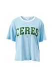 Stevie Slouchy Tee Fresh Blue/ Basil Varsity