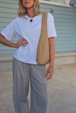 Stevie Slouchy Tee White