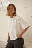 Phoebe Premium Tee White