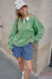 Wren Rugby Sweat Pistachio White Club Logo