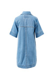Bonnie Relaxed Shirt Dress Vintage Blue