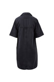 Bonnie Relaxed Shirt Dress Washed Black