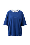 Luna Oversized Tee Prussian Blue Ceres Script