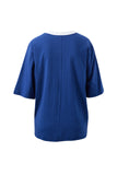 Luna Oversized Tee Prussian Blue Ceres Script
