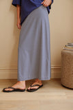 Clara Column Skirt Stone Mini Stripe