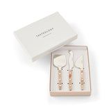 Cheese Knives Set of 3 Taupe