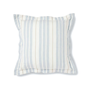 Noosa Blue/ Taupe Stripe Cushion 50cm