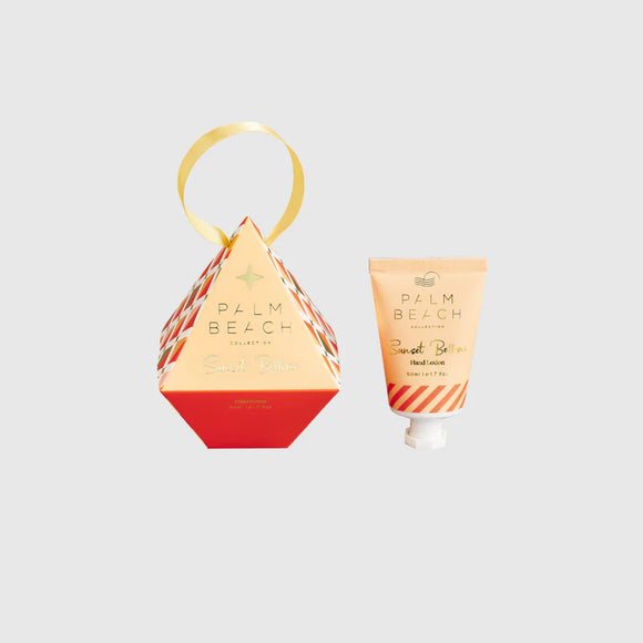 Hanging Bauble Hand Lotion 50ml Sunset Bellini