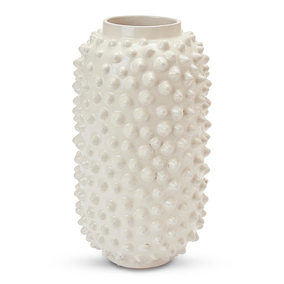 Pearl Off White Vase Tall