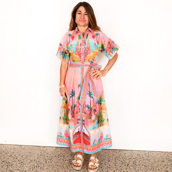 Portofino Sage Maxi Dress