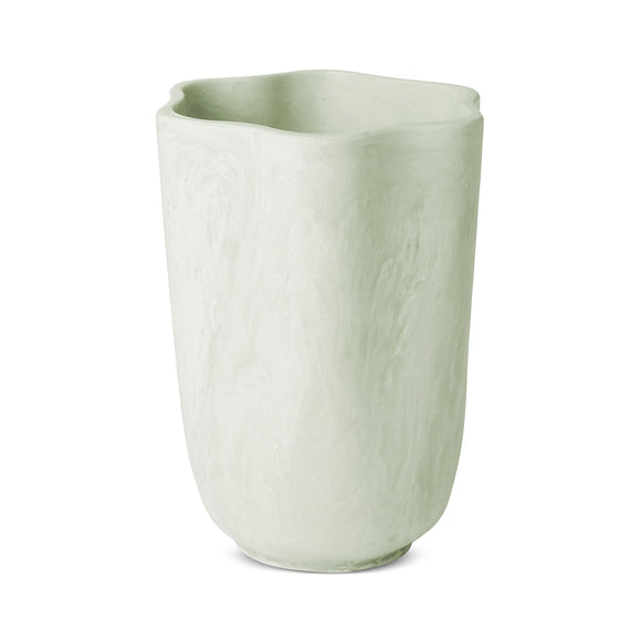 Aries Sage Green Wave Vase