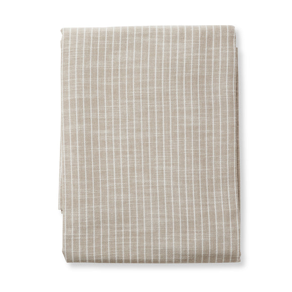 Bowral Neutral Stripe Tablecloth 150x230cm