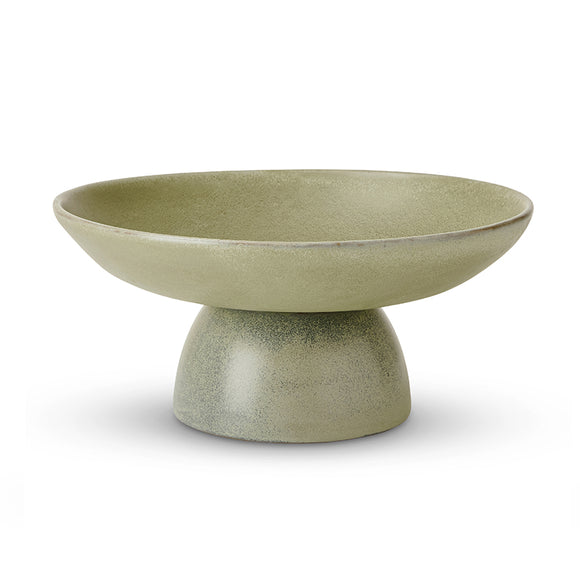 Nolan Green Pedestal Bowl