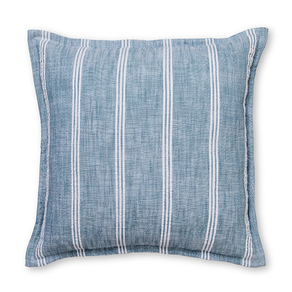 Munro Blue Stripe Cushion 50cm
