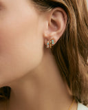 Eshna Sleeper Earring Green
