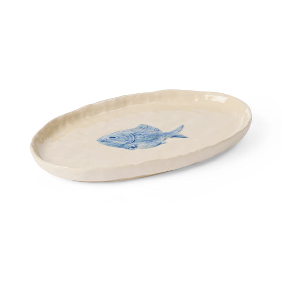 Minnow Blue Dish 12x20cm