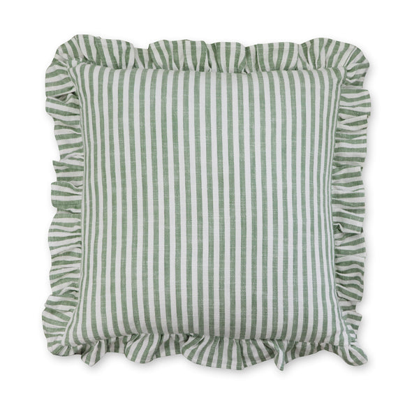 Ruffles Green Cushion 50x50cm