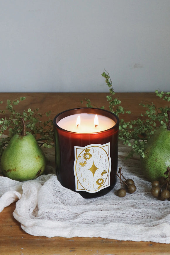 Saint Flores Large Candle