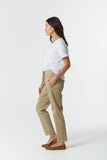 Everyday Cotton Roll Cuff Tee - White