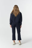 Rugged 1/2 Zip Cotton Sweater Dark Navy