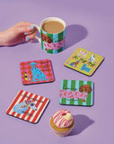 Set Of 4 Coasters Dogs