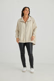 Serena Zip Sweat Natural