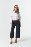 Sky Frill Shirt White