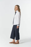 Sky Frill Shirt White