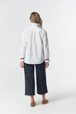 Sky Frill Shirt White