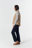 The Heritage Quilted Vest Iced Coffee