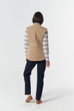 The Heritage Quilted Vest Iced Coffee