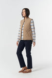 The Heritage Quilted Vest Iced Coffee