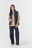 The Heritage Quilted Vest Navy