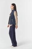 The Heritage Quilted Vest Navy