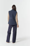 The Heritage Quilted Vest Navy