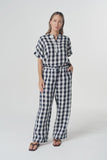 Haystack Linen Pant - Dark Navy