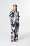 Haystack Linen Pant - Dark Navy