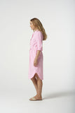 Stripe Shirt Dress Pink Cosmos