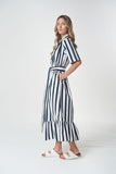 Honey Stripe Cotton Dress - Hamilton Stripe