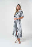 Honey Stripe Cotton Dress - Hamilton Stripe