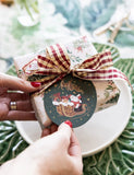 6pk Tags Santa Sleigh