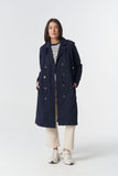 Rafter Trench Cotton Jacket Dark Navy