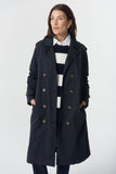 Rafter Trench Cotton Jacket Dark Navy