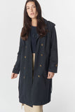Rafter Trench Cotton Jacket Dark Navy